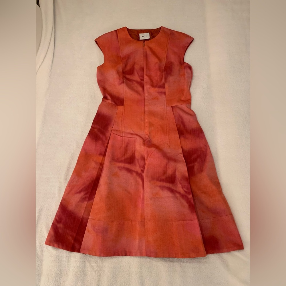 Akris Punto tie dye print dress size 8